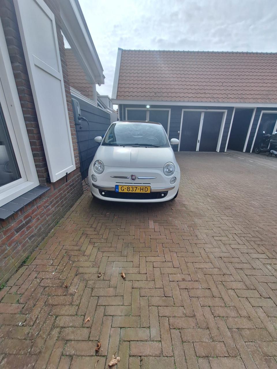 Te koop: nette fiat 500 panodak, climatecontrol.