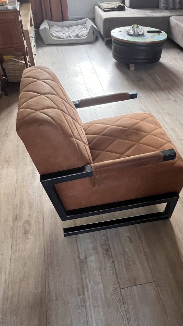 Stoere heerlijk zittende fauteuil