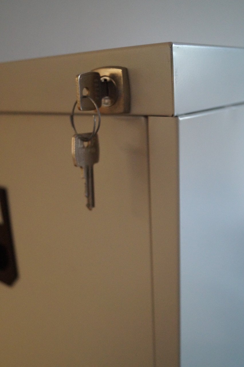 Stalen Archiefkast, 4 laden