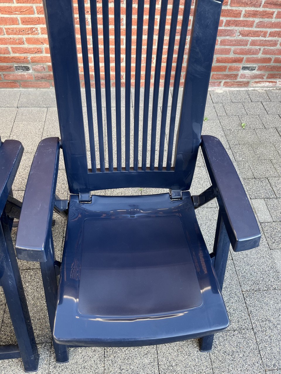 Twee Jardin verstelbare tuinstoelen
