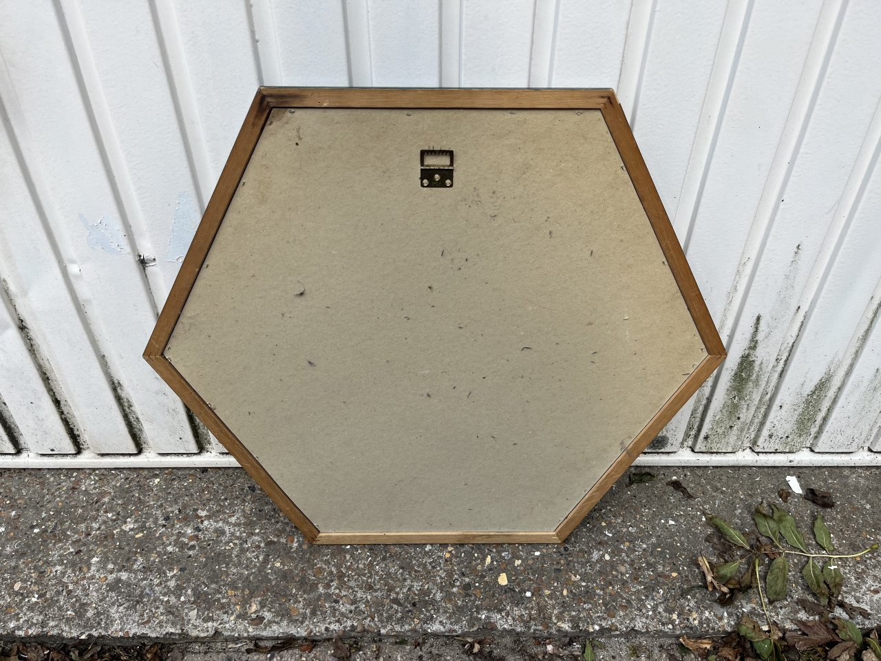 Spiegel met steigerhout