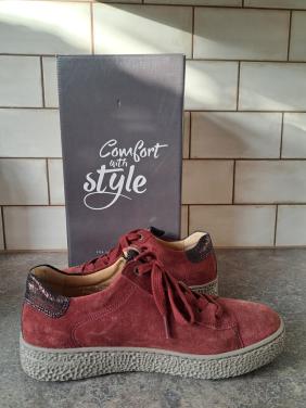 Hartjes Sneakers 38 H zgan Bordeaux rood