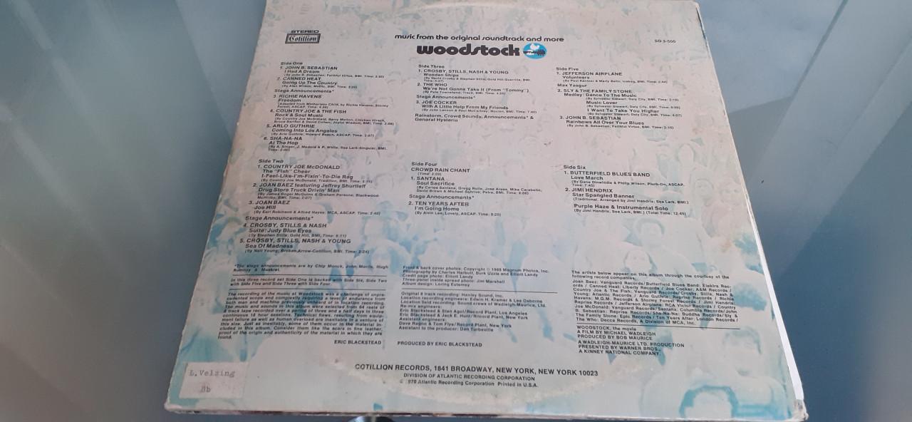 3 dubbele lp woodstock