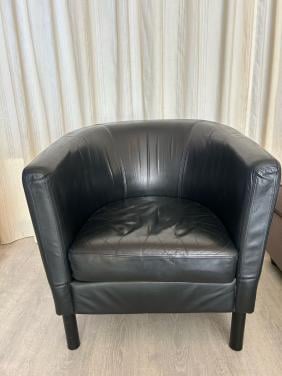 Mooi kuipstoeltje leer