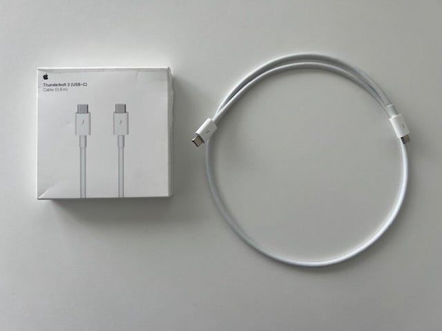 Apple Thunderbolt 3 (USB-C) 0.8 m kabel