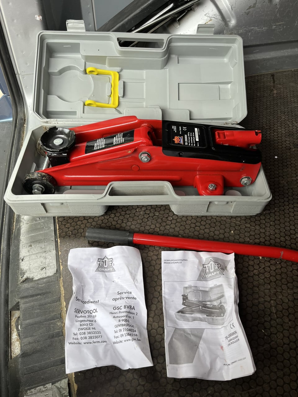 Garagekrik TOP Craft hydraulisch 2000KN in koffer