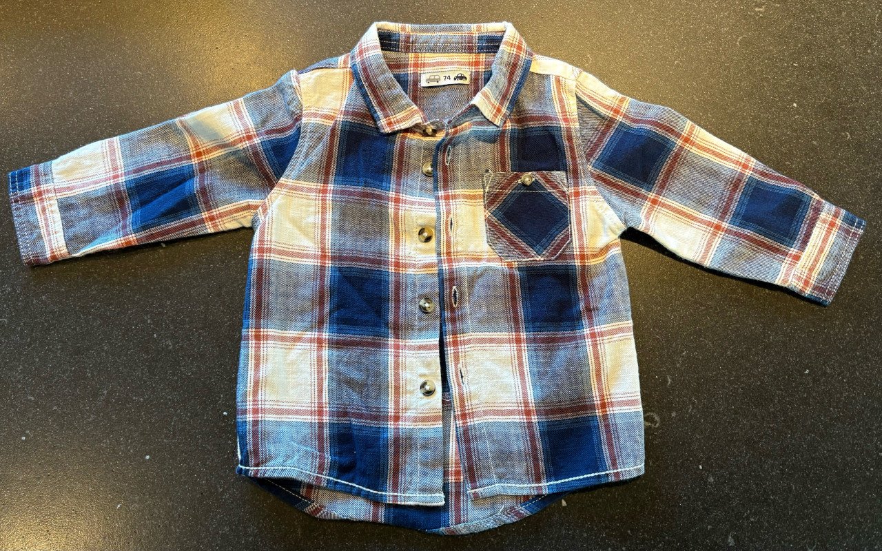 Jongens blouse maat 74
