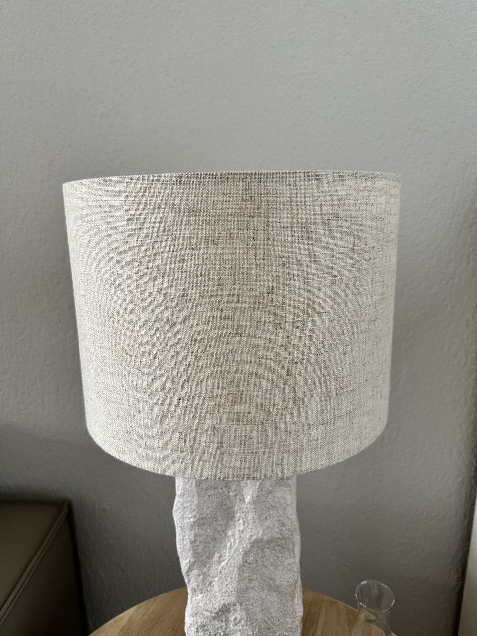 Lampenkap, beige/zand. Nieuw