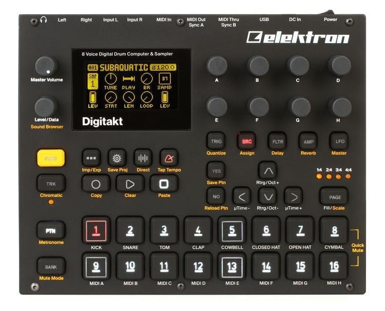 Elektron Digitakt inclusief Decksaver