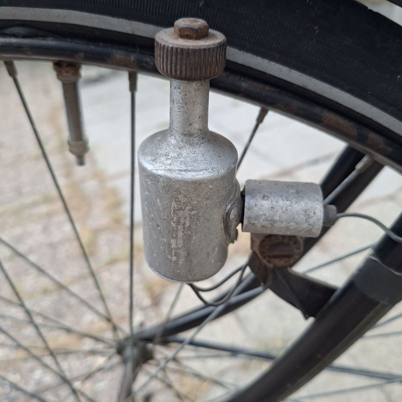 Antieke fiets merk DCR Roterdam