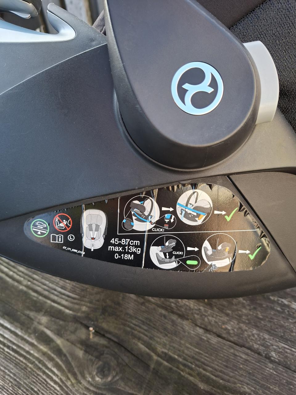 Cybex autostoel met Sirona Z i-Sixe base (360° draaien), isofix & adaptars