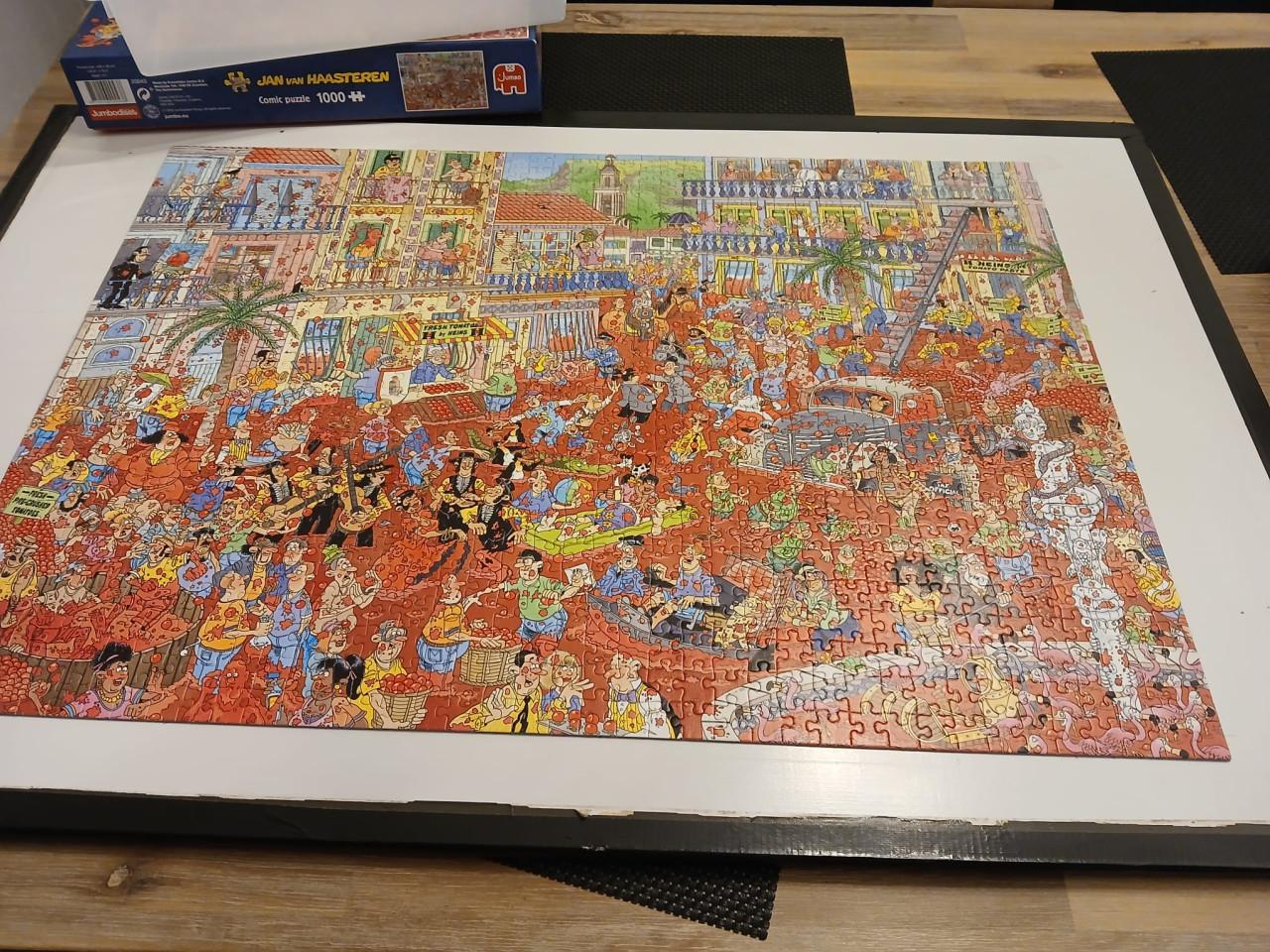 Puzzel La Tomatina Jan van Haasteren