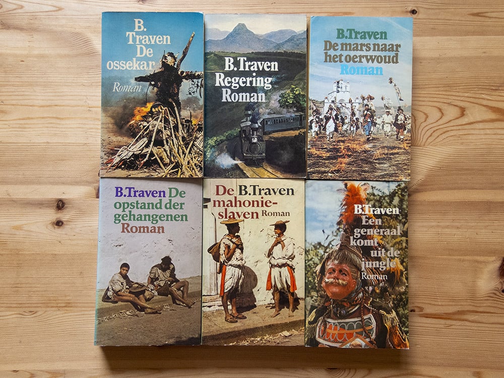 Te koop elf romans van de schrijver B.Traven