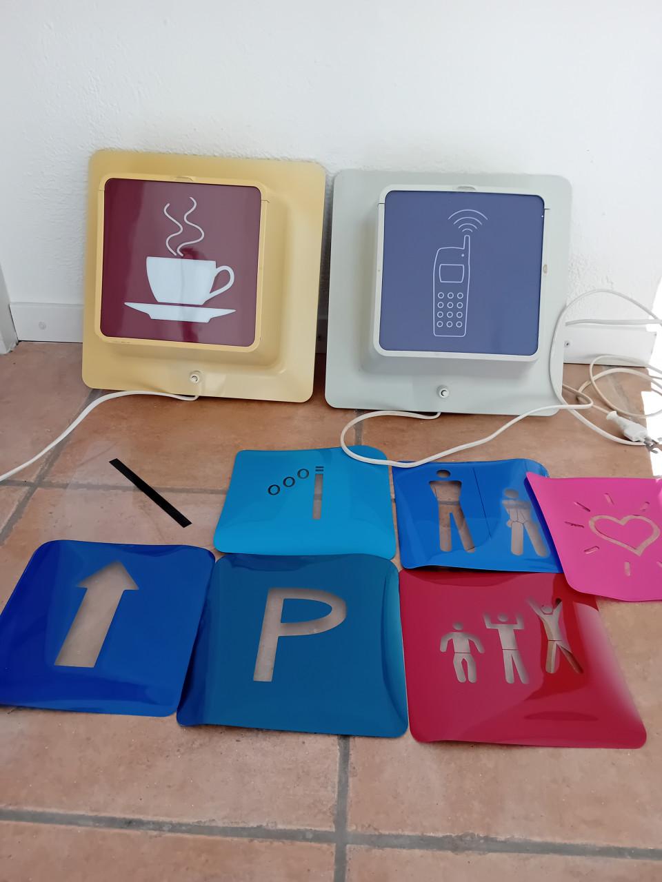 Vintage lichtbakken!