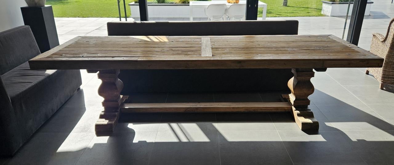 Kloostertafel houten tafel 3 meter