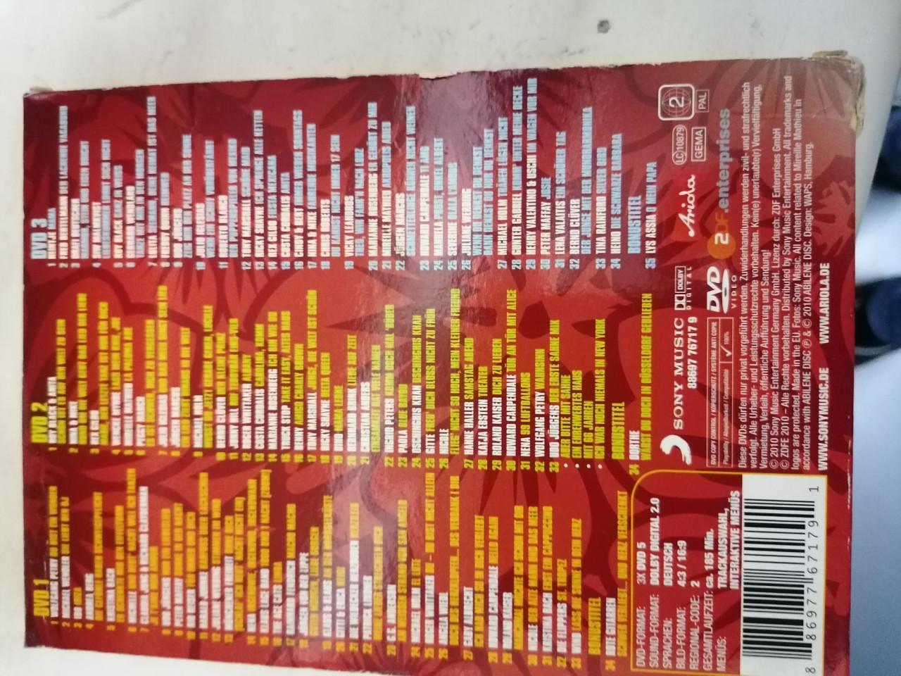 Duitse schlagers dvd,s