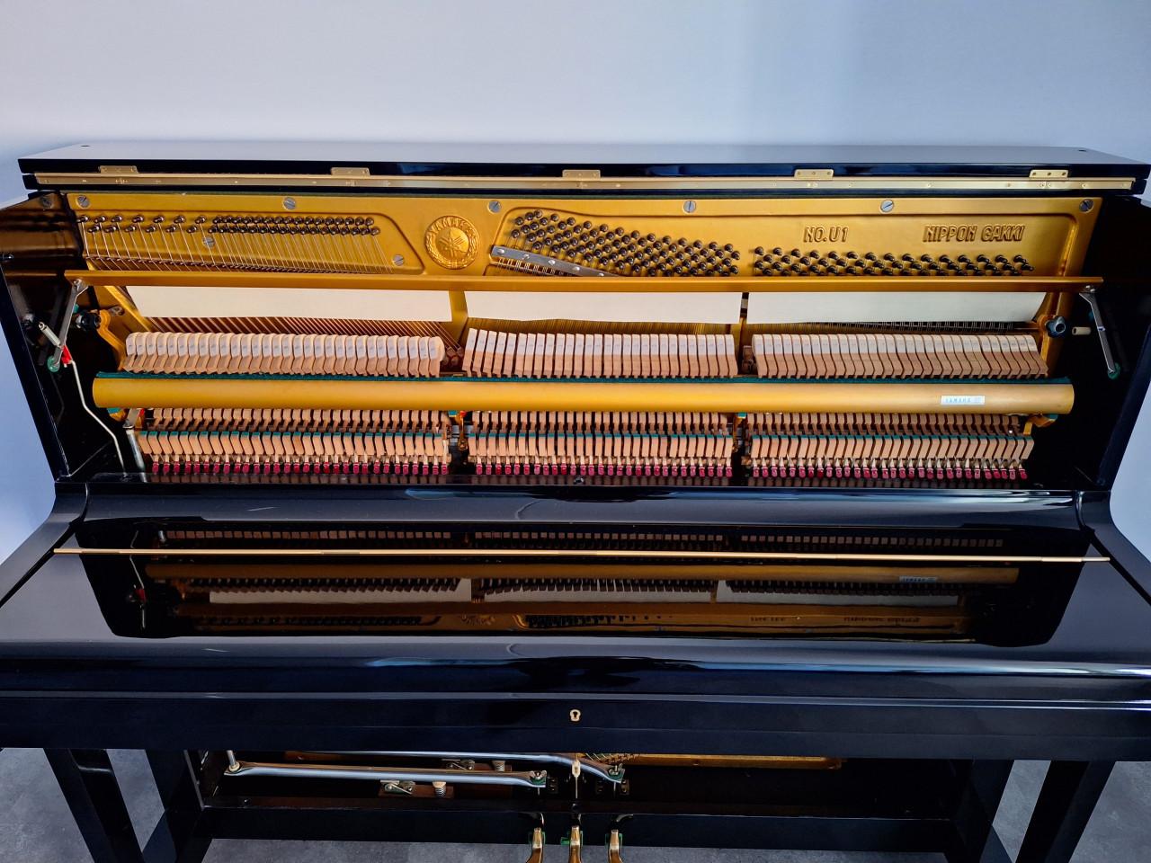 Paino Yamaha U1 Hoogglans zwart