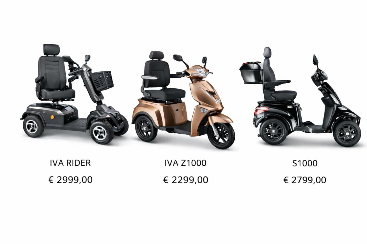 ⭐ IVA Scootmobielen Modern en Betaalbaar