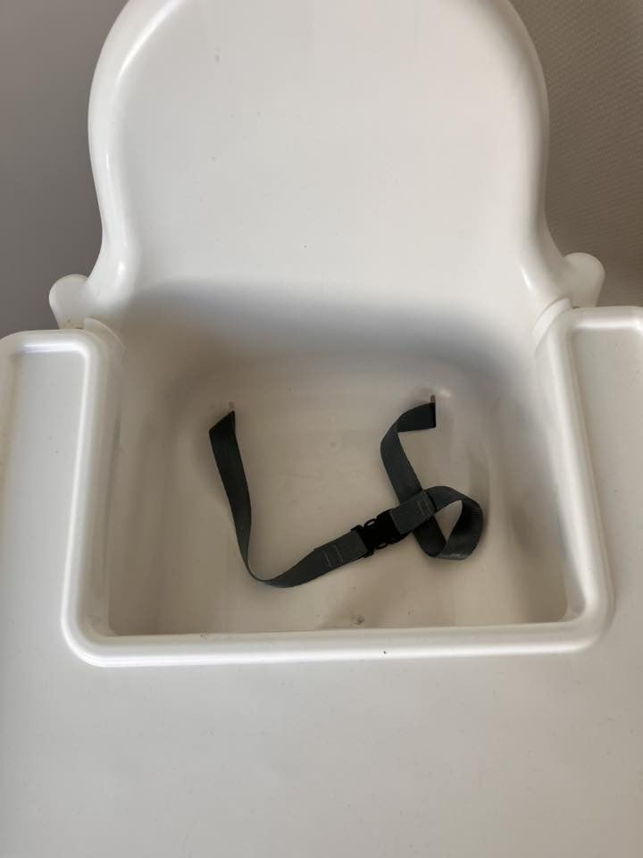 Te koop: kinderstoel met veiligheidsriemen. IKEA, Antilop.