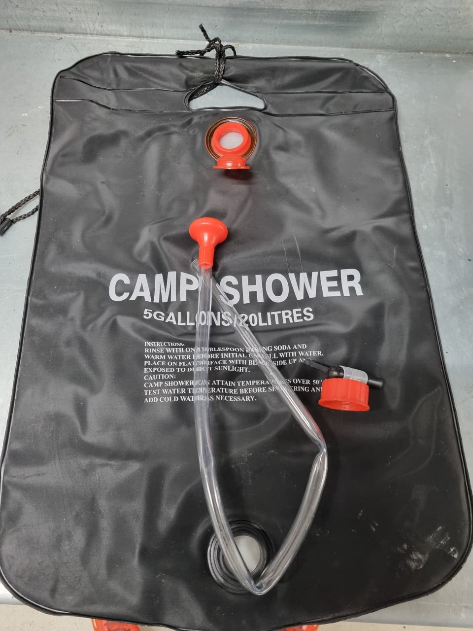 Camp waterzak voor douchen