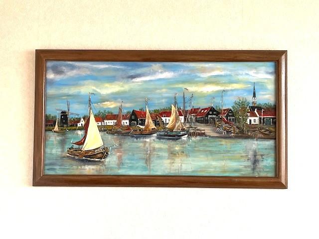 Voor de vaste kijkers   Arnemuiden stad  haven en vergezicht  ook Veere
