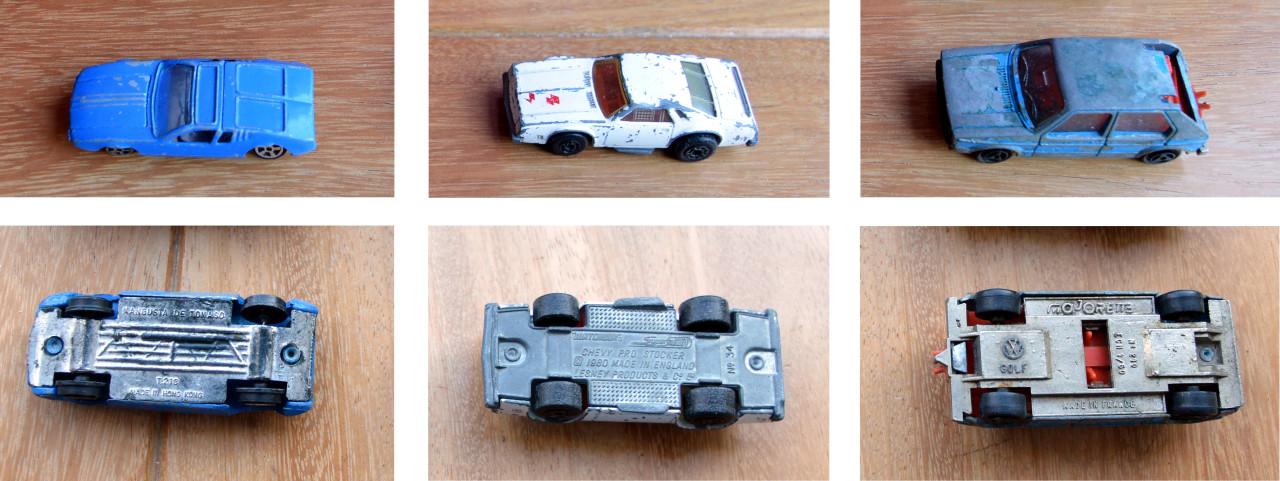 Modelauto's (22 stuks; klein t/m groot)