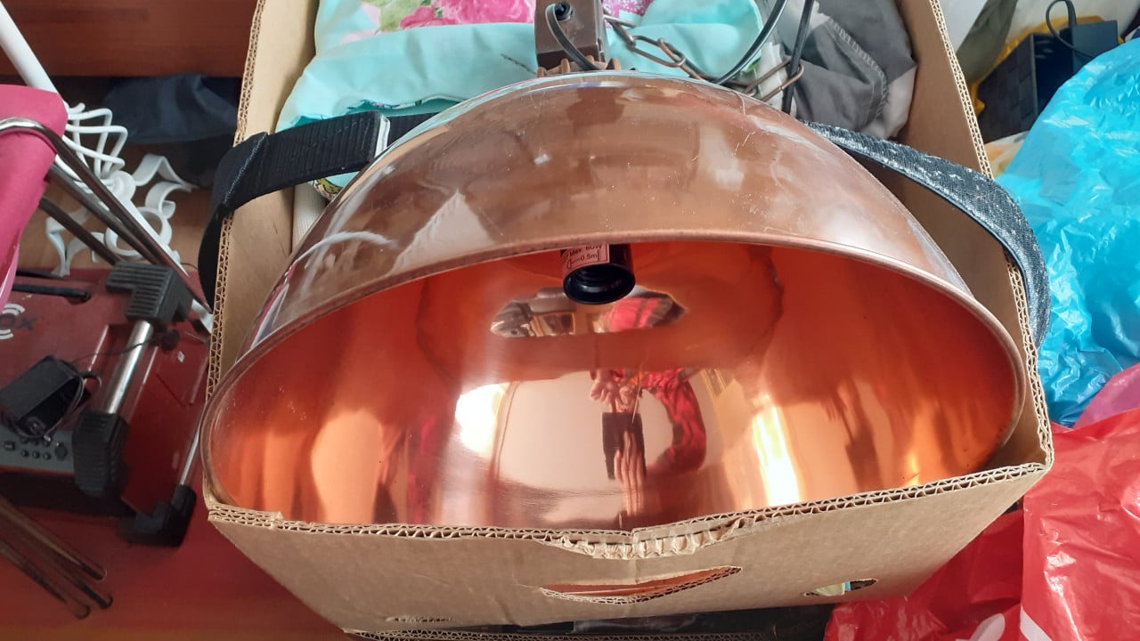 4 x LAMPEN - Industriele - Enorm Grote Vintage & Diverse Lampen