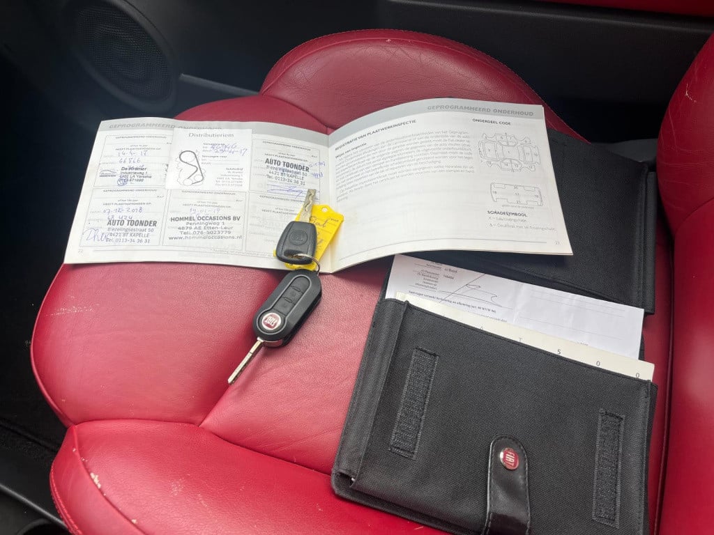 Fiat 500 1.4-16v lounge | leder | orig. nl | nwe apk |