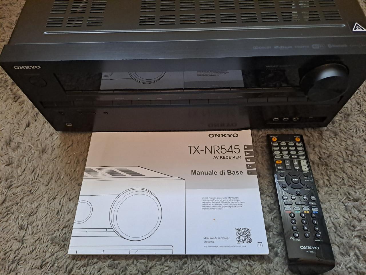 Te koop receiver onkyo in nieuw staat met de doos