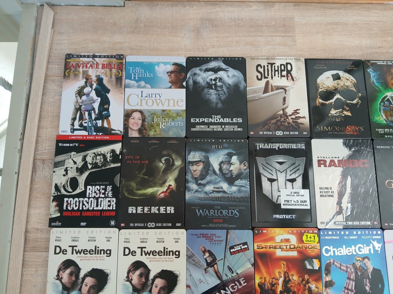 Steelbook dvd's 25 stuks