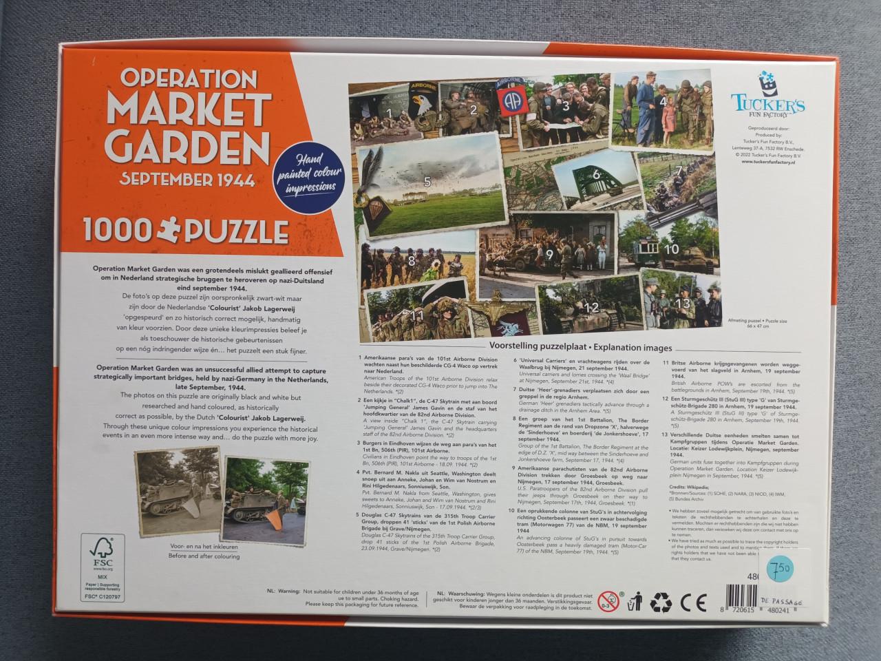 Puzzel Market Garden; eens wat anders dan Van Haasteren