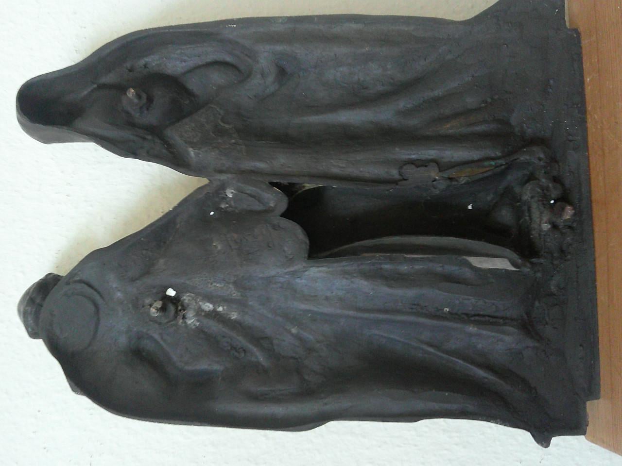 BRONZEN PLAQUETTE SYLVAN NORGA ,BELGIÉ JAREN '20