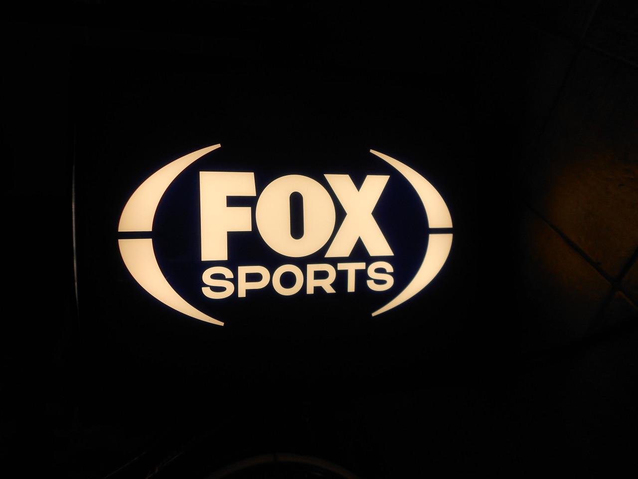 Lichtreclame lichtbak foxsports