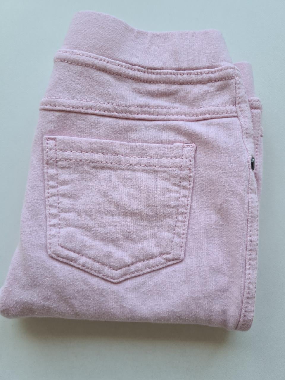 3 roze leggings/treggings voor meisjes - Maat 122/128