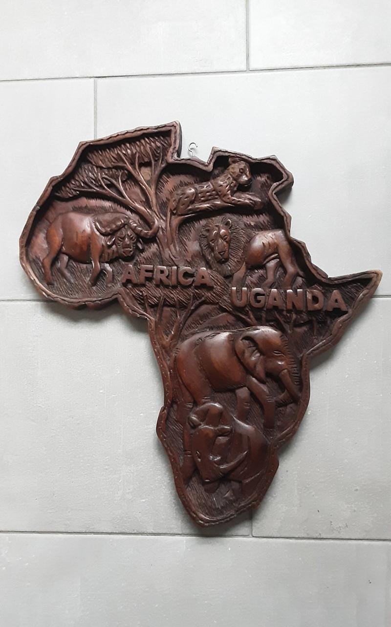 Houten wanddecoratie Afrika