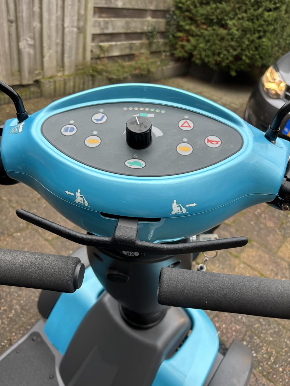 Scootmobiel Galaxy Excel 2 4 wielen Blauw