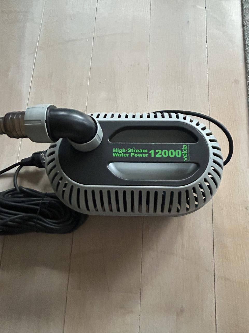 Te koop velda high stream waterpower 12000 nieuwe pomp in doos