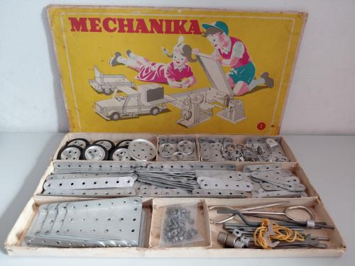 Mechanika vintage constructie bouwdoos