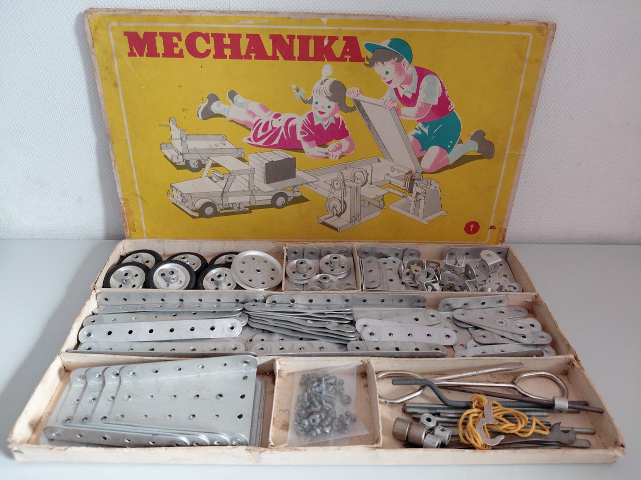 Mechanika vintage constructie bouwdoos
