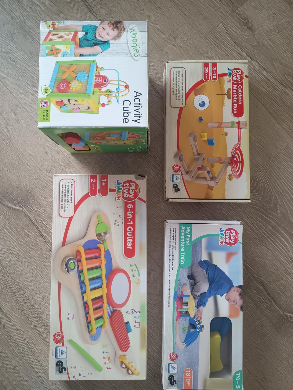 Houten speelgoed pakket – verschillende leuke items