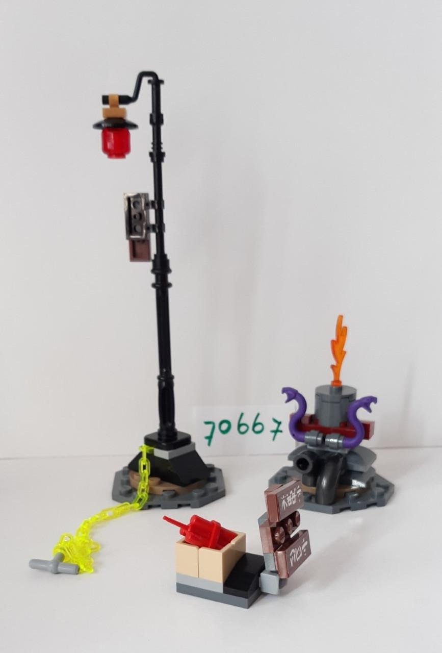 Lego Ninjago 70667:  Zwaardmotor van Kai & Sneeuwscooter van Zane