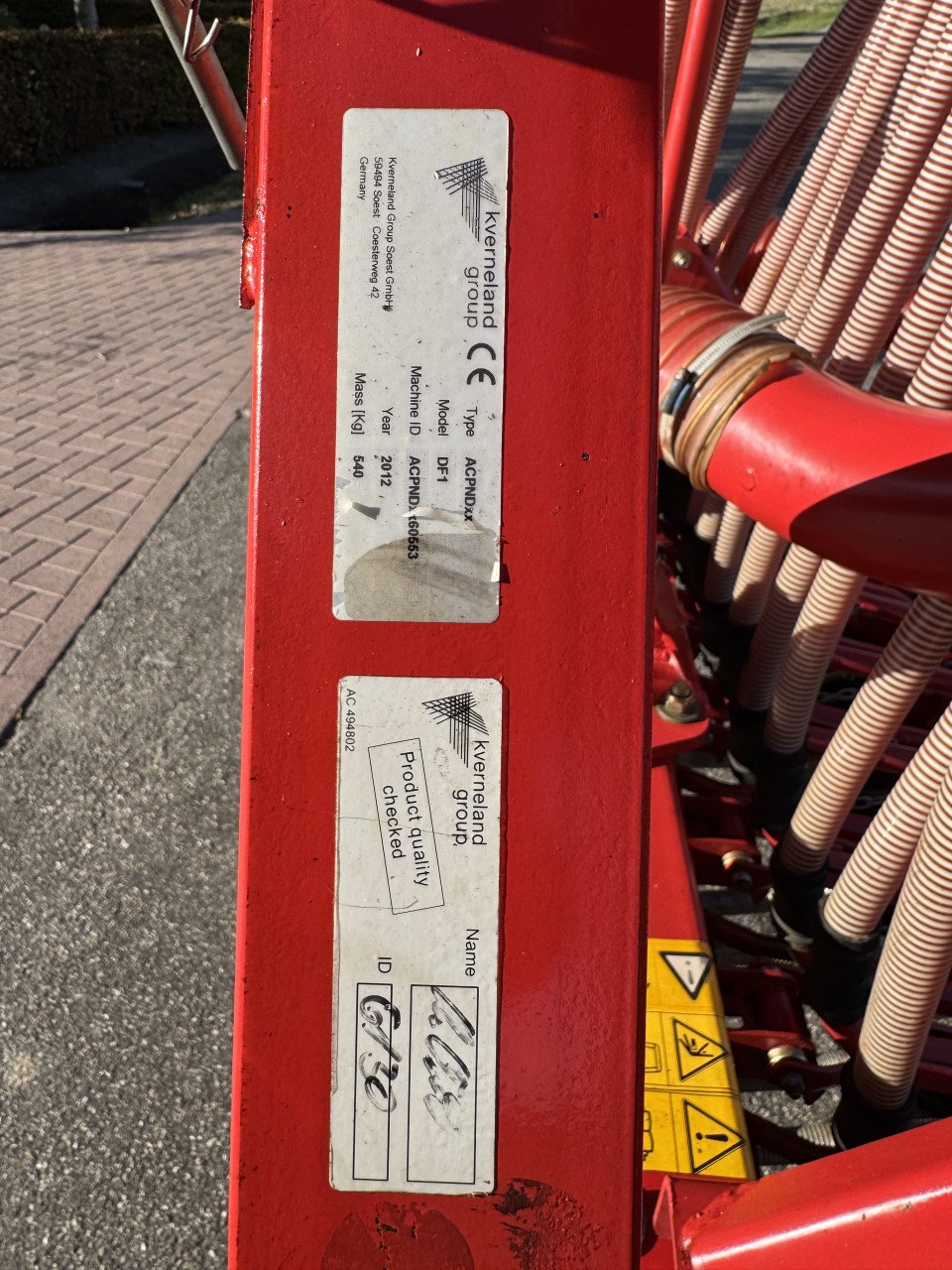 Kverneland Accord DF1 Schijfkouterbalk