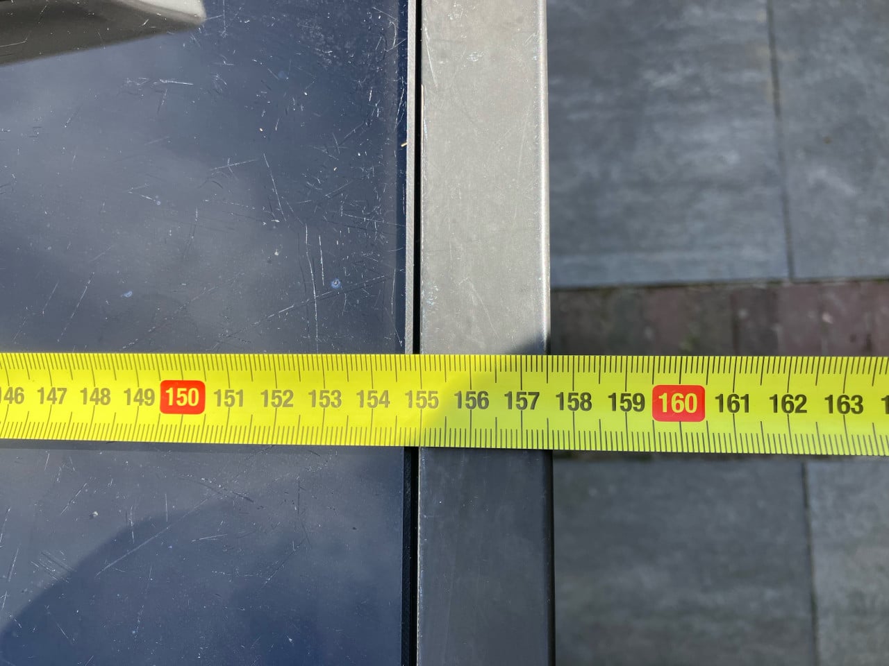 Buitentafel aluminium