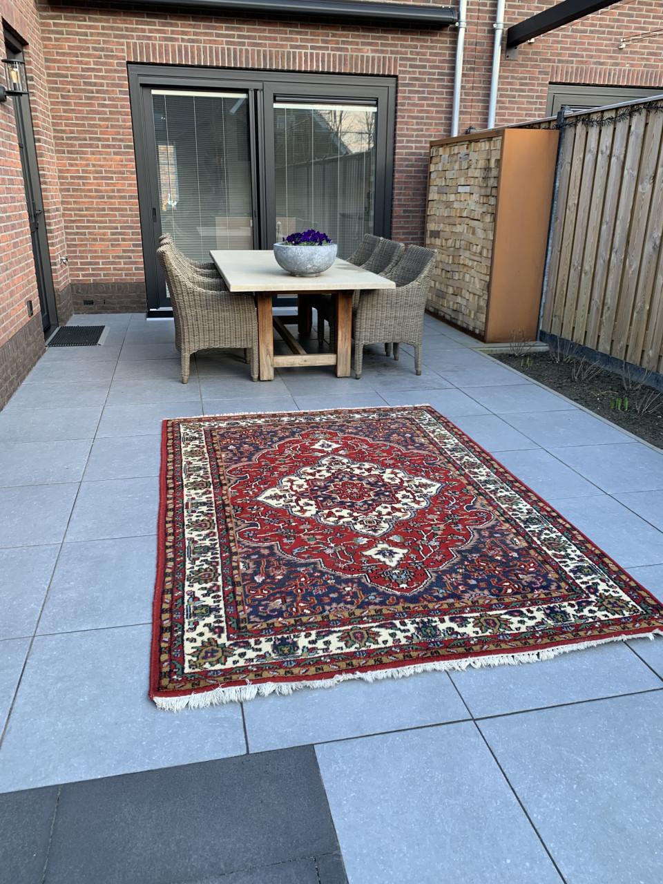 ❣️Waanzinnig Leuk Kleurrijk Vintage Vloerkleed Zuiver Scheerwol ❣️