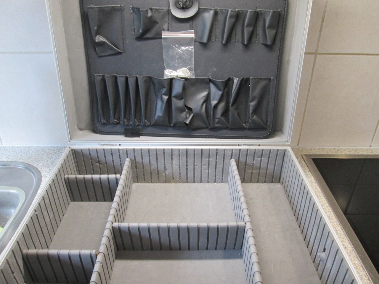 Aluminium gereedschap koffer  als NIEUW
