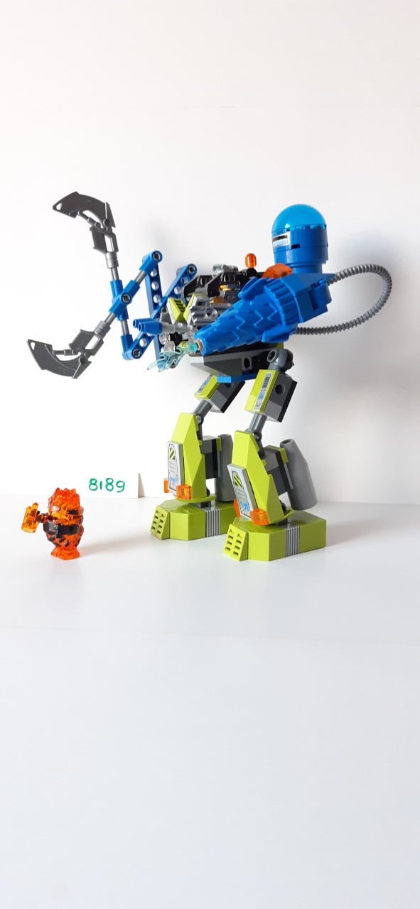 Lego Power Miners 8189: Rock monster Firax en Magma Mech