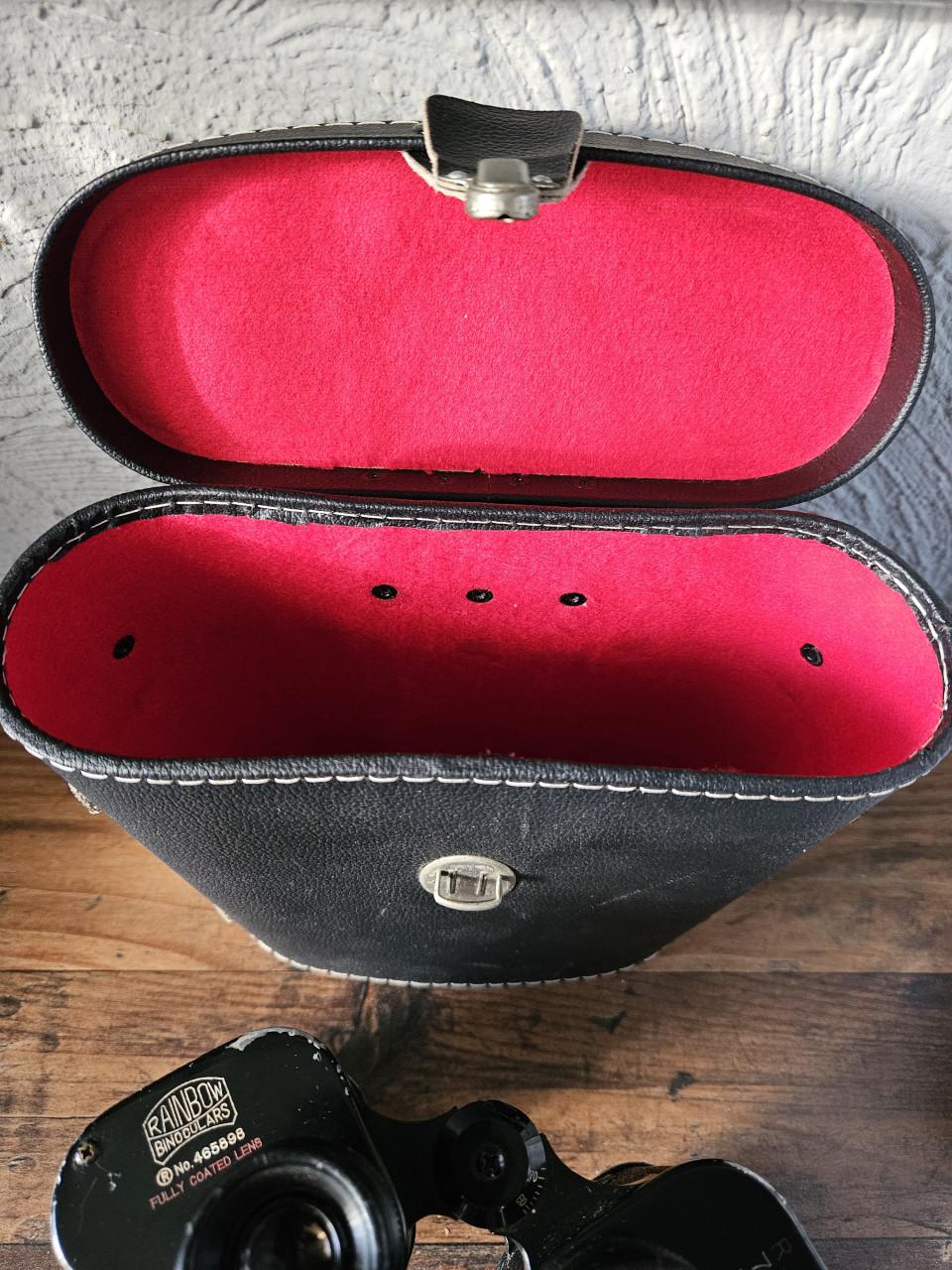 Vintage Rainbow Verrekijker 7x50 met originele tas