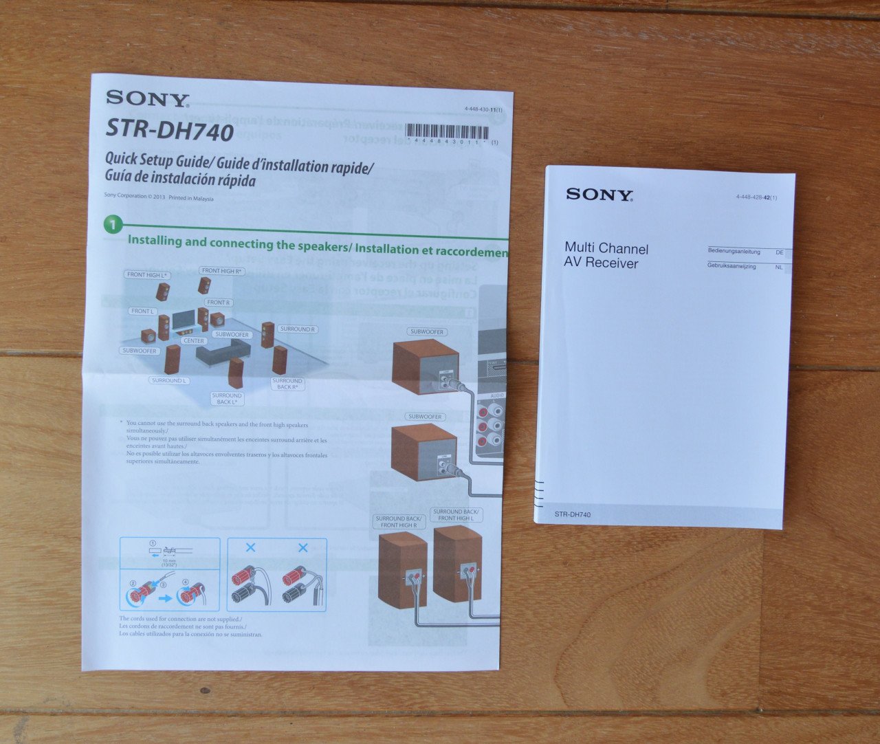 2x Z.G.A.N. Sony STR-DH740 (7.2 receiver, prijs per stuk)