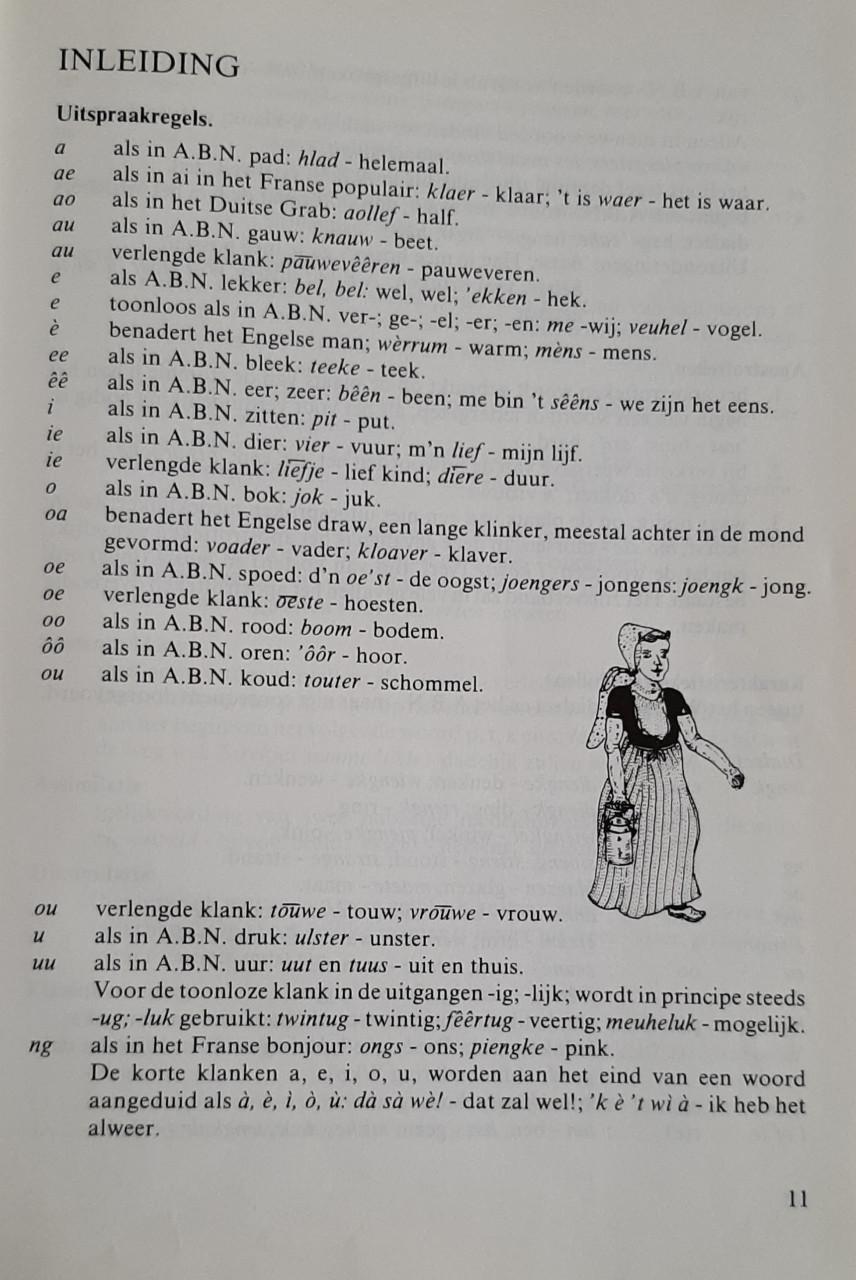 Dialect op Walcheren, door E.J. van den Broecke-de Man en A. Francke