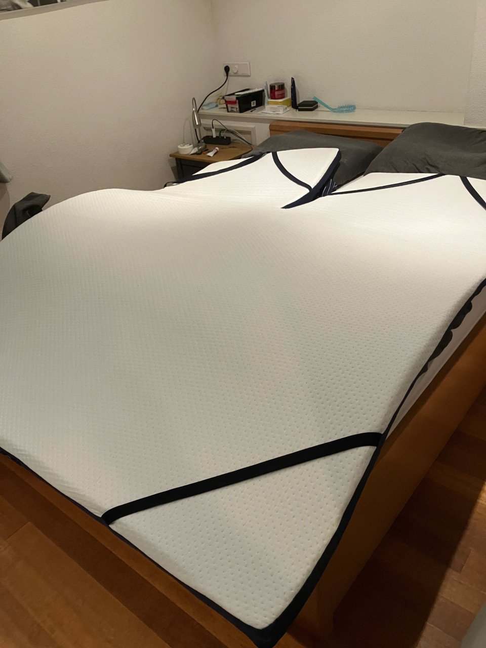 Matt sleeps split topper 160 x 200 IN PRIJS VERLAAGD